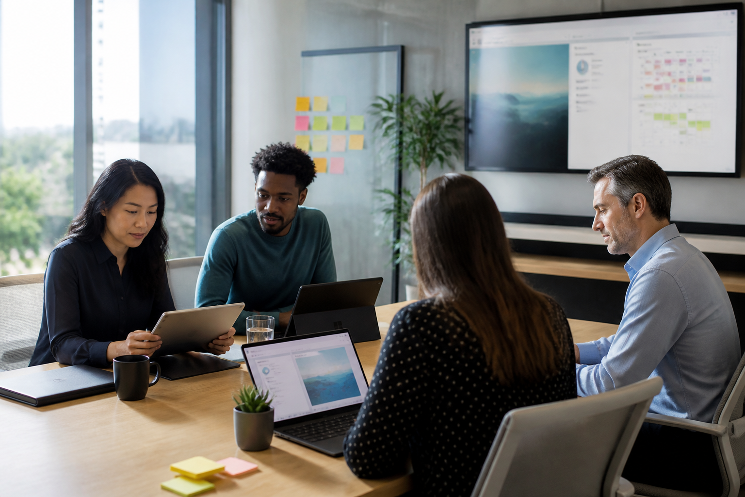 AI Generated Image File Name Collaboration Enterprise With Microsoft 365