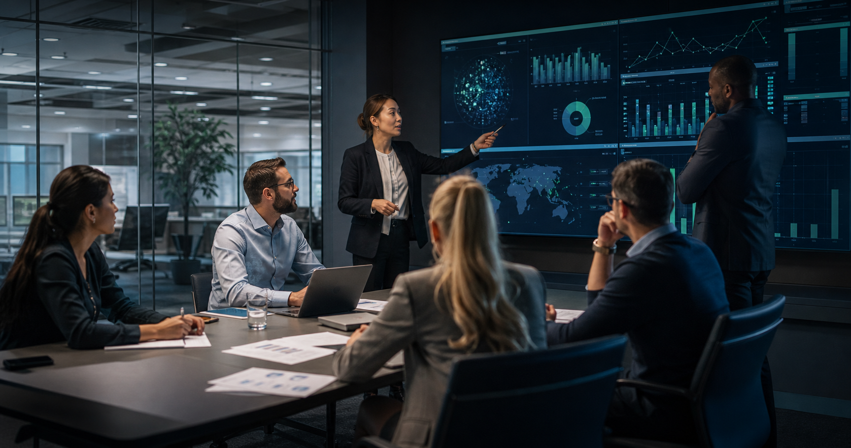 Corporate B2B Cybersecurity Network Security