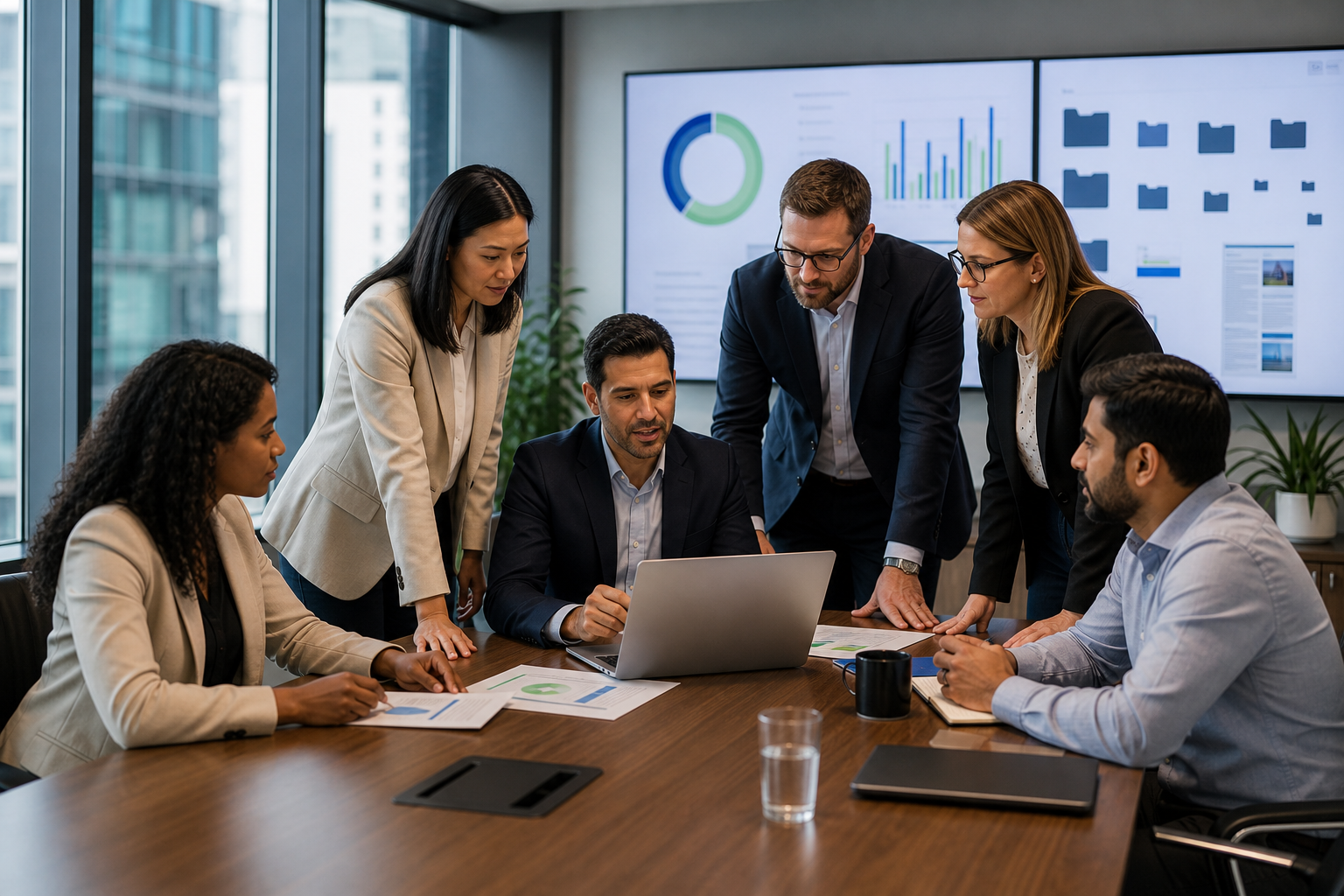 Corporate B2B Document Management System Interface