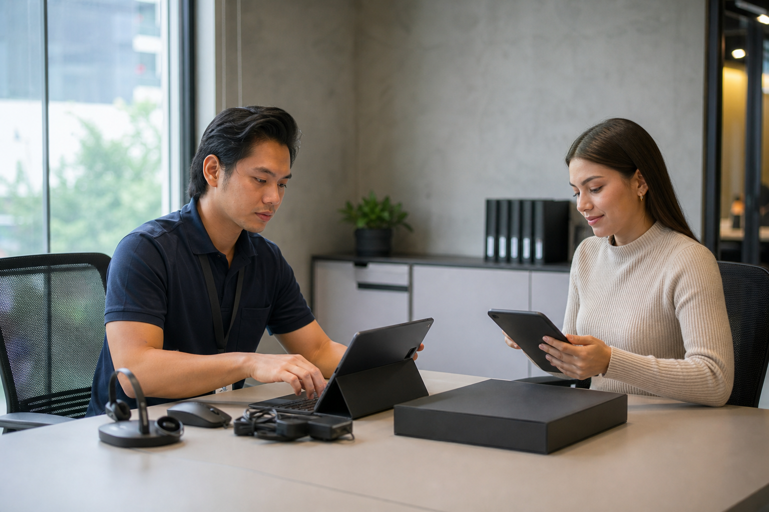Registro digital de equipos asignados a un nuevo colaborador. 