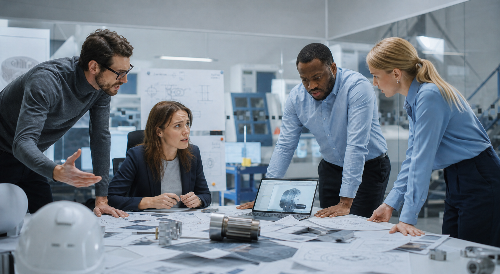 Stressed Team Struggling With Poor Collaboration