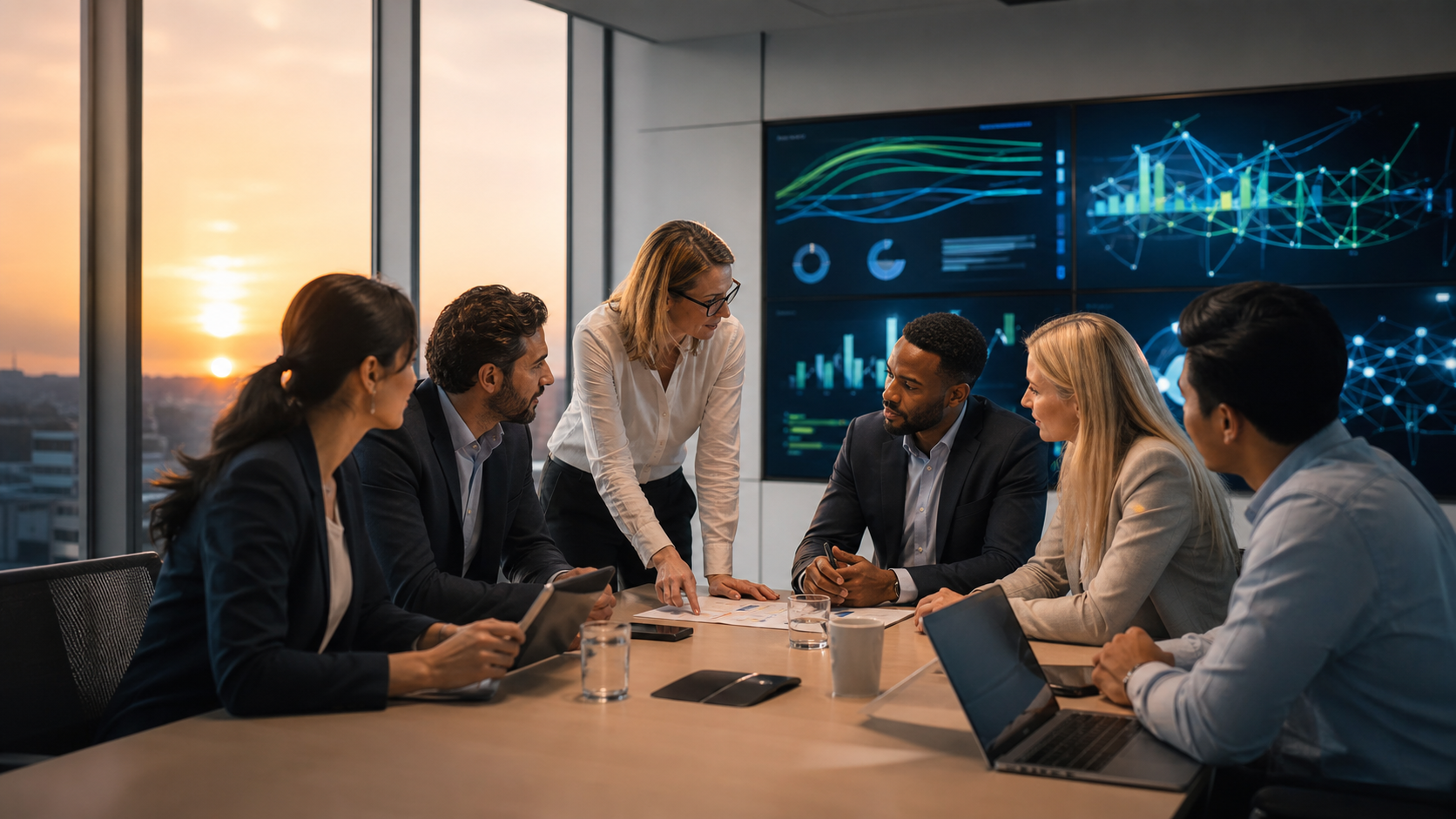 Tech And HR Team Collaborating On Digital Transformation